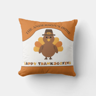 Süßer Thanksgiving-Truthahn Kissen