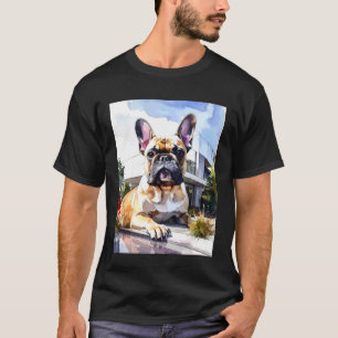 Süßer Tierarzt Hundetrainer Französische Bulldogge T-Shirt