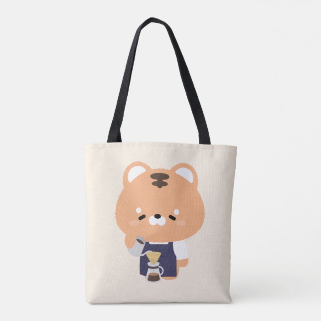 Süßer Tiger Barista (Rückseite)