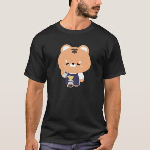 Süßer Tiger Barista T-Shirt