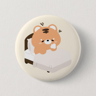 Süßer Tiger Button