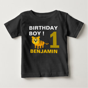 Süßer Tiger zum 1. ersten Geburtstag Baby T-shirt