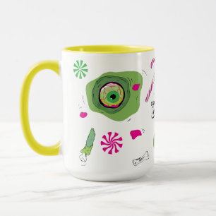 Süßer Tod und Süßigkeiten! Süßes oder Saures! Zomb Tasse