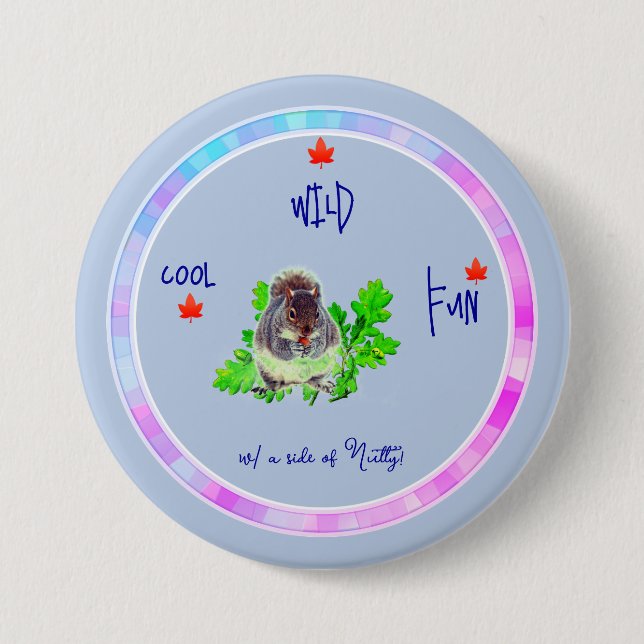 Süßer Trendsetter-Spaß Button (Vorderseite)