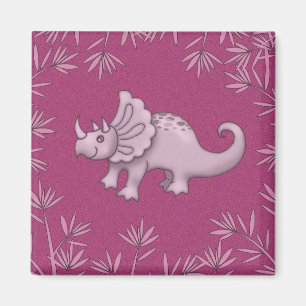 Süßer Triceratops-Dinosaurier-Magnet Magnet