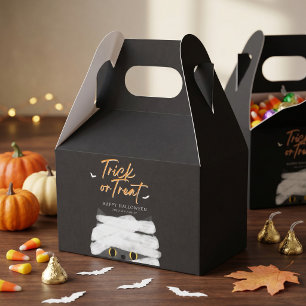 Süßer Trick-or-Treat-Mumien-Katze-Halloween Geschenkschachtel