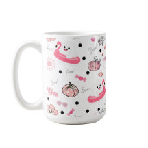 Süßer tropischer Halloween – Geister & Flamingos