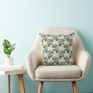 süßer tropischer Tukane-Vogel-Tier-Geschenk für Ki Kissen