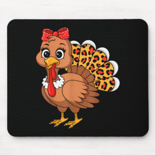 Süßer Truthahn Erntedankfest Lgrim Truthahn Tag Fr Mousepad