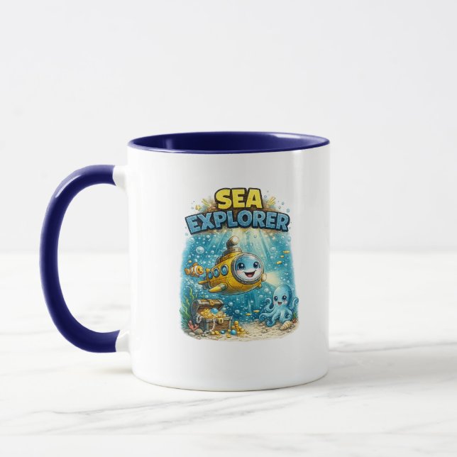 Süßer U-Boot-Kaffeebecher Sea Explorer Tasse (Links)