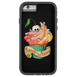Süßer u. tödlicher Schädel-kleiner Kuchen Case-Mate iPhone Hülle