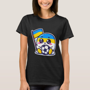 Süßer ukrainischer Fan Ukraine-Flagge Niedlich Car T-Shirt