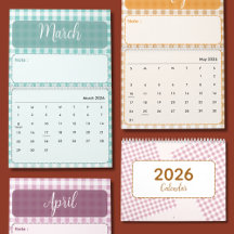 Süßer und bunter Kalender 2026