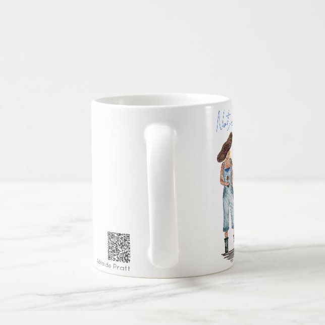 Süßer und einfacher Kaffee Tasse - Hinweis (Henkel)