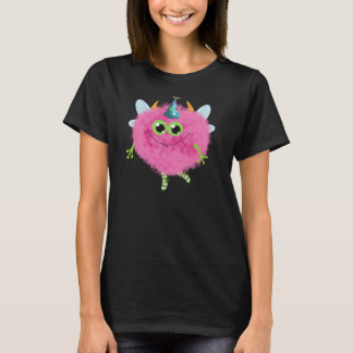 Süßer und flauschiger kleiner Monster-Tee T-Shirt