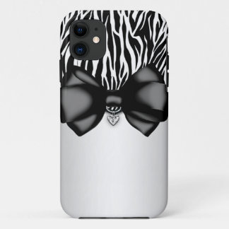 Süßer und frecher gebeugter Zebra-Druck-Kasten Case-Mate iPhone Hülle
