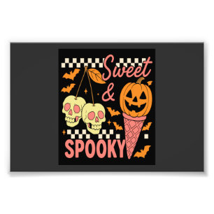 Süßer und Gruseliger niedlicher Halloween Fotodruck