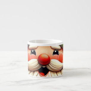 süßer und kawaii Papai Noel Baba Sankt Nikolaus Kr Espressotasse