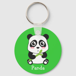 Süßer und kuscheliger Baby-Panda Schlüsselanhänger