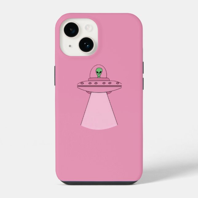 Süßer und lustiger Alien-Cookie iPhone Hülle (Rückseite)
