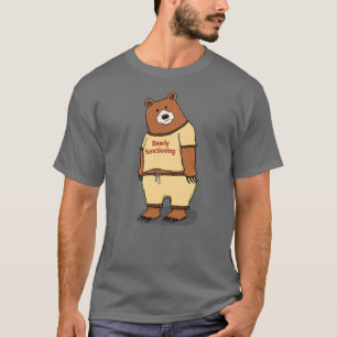 Süßer und lustiger kaum funktionierender Bär T-Shirt