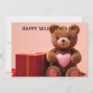 Süßer und lustiger Valentinstag für Kinder #16 Feiertagskarte