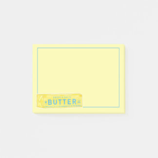 Süßer und salziger Butter-Stick Post-it Klebezettel