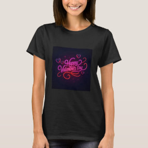 Süßer und trendiger Look Frohen Valentinstag T-Shirt