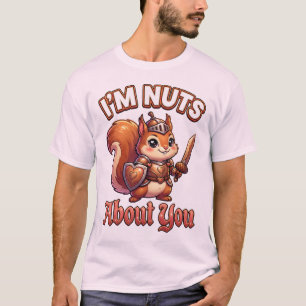 Süßer Valentins Eichhörnchen Ritter – Ich bin verr T-Shirt