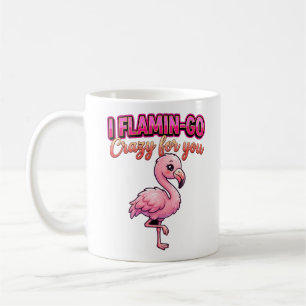 Süßer Valentins-Flamingo – Ich werd' Flamingo-verr Kaffeetasse