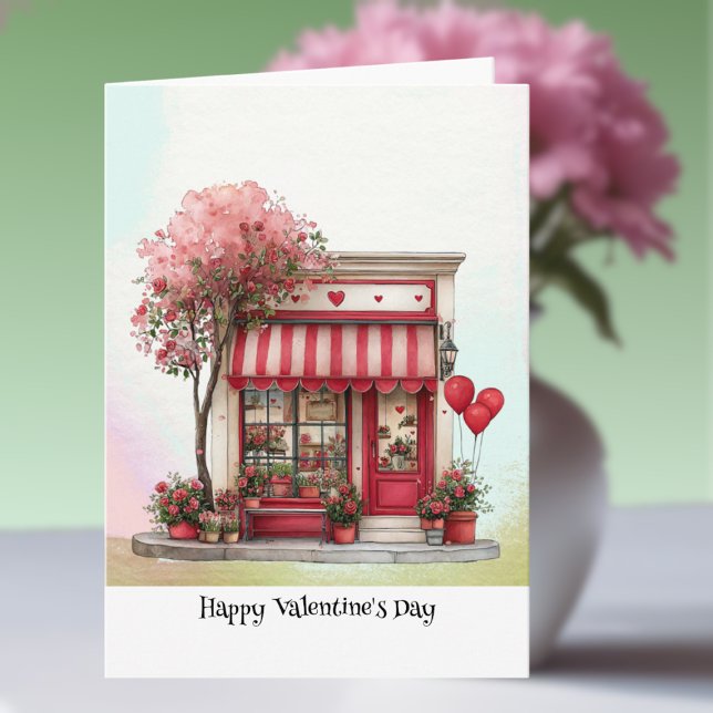 Süßer Valentinsladen Karte (Von Creator hochgeladen)
