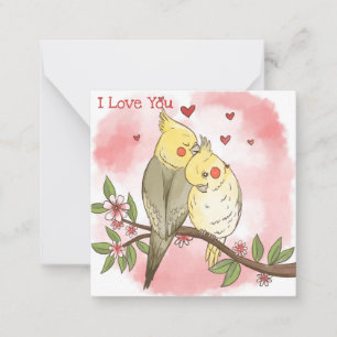 Süßer Valentinstag Mitteilungskarte