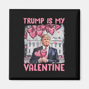 Süßer Valentinstag Trump Ist Mein Valentinstag Tru Magnet