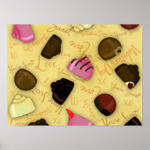 Süßer Valentinstag - Valentinstag Süßigkeiten Must Poster