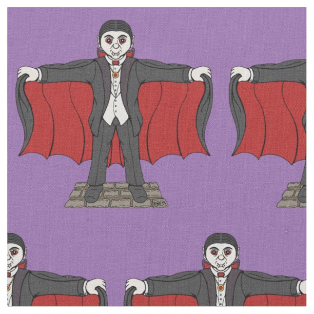 Süßer Vampir/Dracula Stoff (Nahaufnahme)