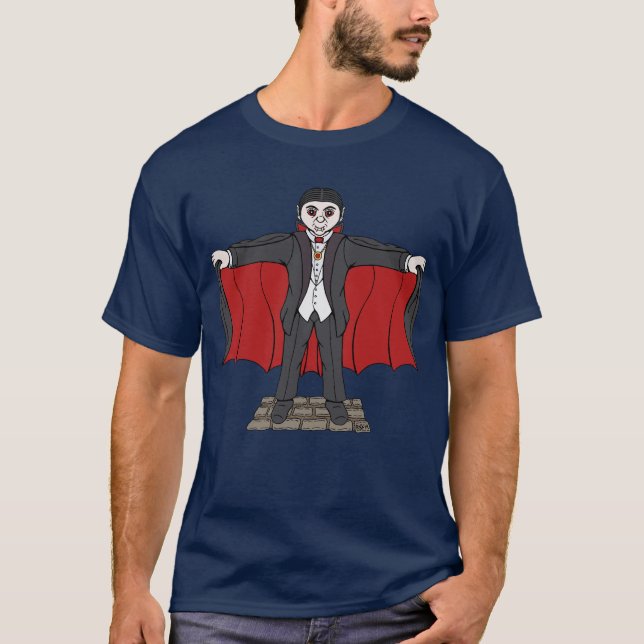 Süßer Vampir/Dracula T-Shirt (Vorderseite)