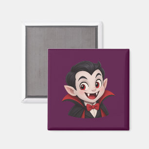 Süßer Vampir Halloween Cartoon Magnet