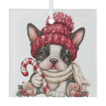 SÜSSER VERWUNDERLICHER WEIHNACHTS-THEMEN-HUNDEWELP