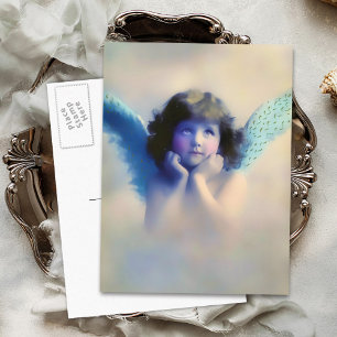 Süßer vintage Engel Postkarte