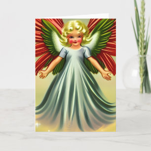Süßer vintage Engel Weihnachten Blank Innenseite