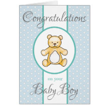 Süßer vintage Teddy für Baby Shower