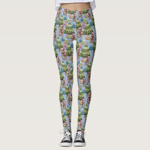 Süßer Vintage-Weihnachts-Quokka Leggings