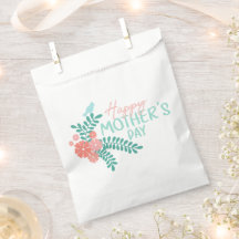 Süßer Vogel auf Blumen-Muttertag-Design