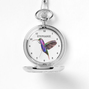 Süßer Vogel Kolibri-Blume Kolibri Natur Armbanduhr