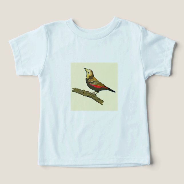 Süßer Vogel T-Shirt  (Design Vorderseite)