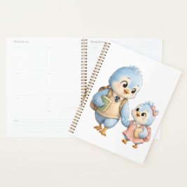 Süßer Vogel Wochenplaner Notizbuch