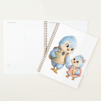 Süßer Vogel Wochenplaner Notizbuch