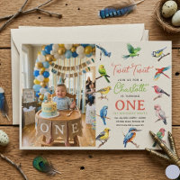 Süßer Vogel zum 1. Geburtstag Foto | Süßes Baby Vo