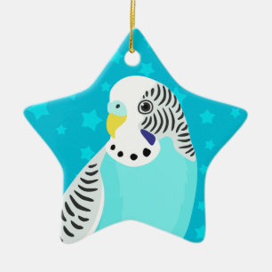 Süßer VogelParakeet Keramikornament