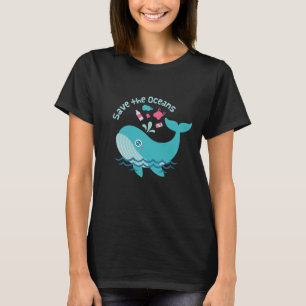 Süßer Wal, rette die Ozeane T-Shirt